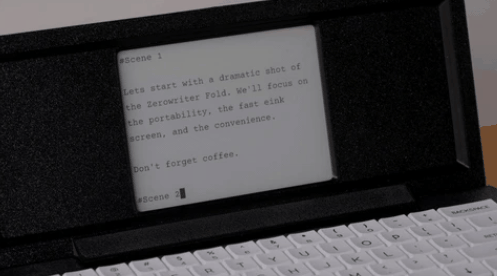 ZeroWriter Fold gif 2