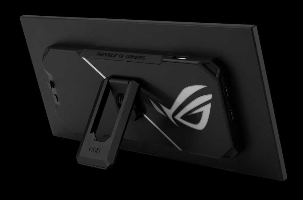 Asus 12.3-inch monitor rear