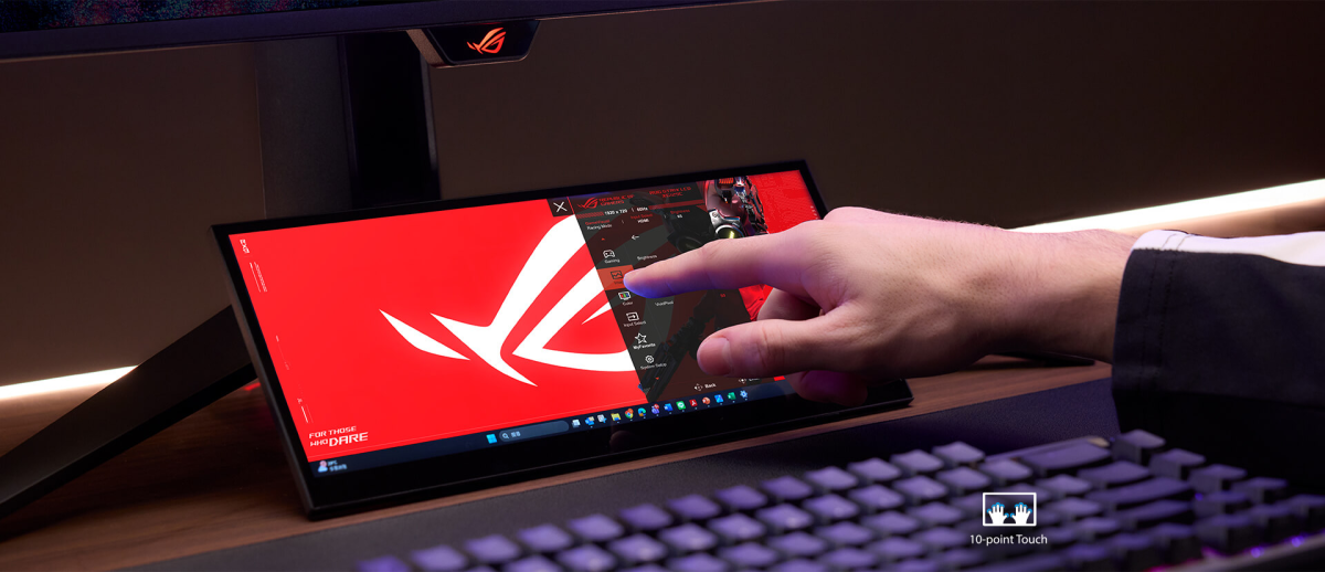 Asus 12.3-inch monitor running Windows 