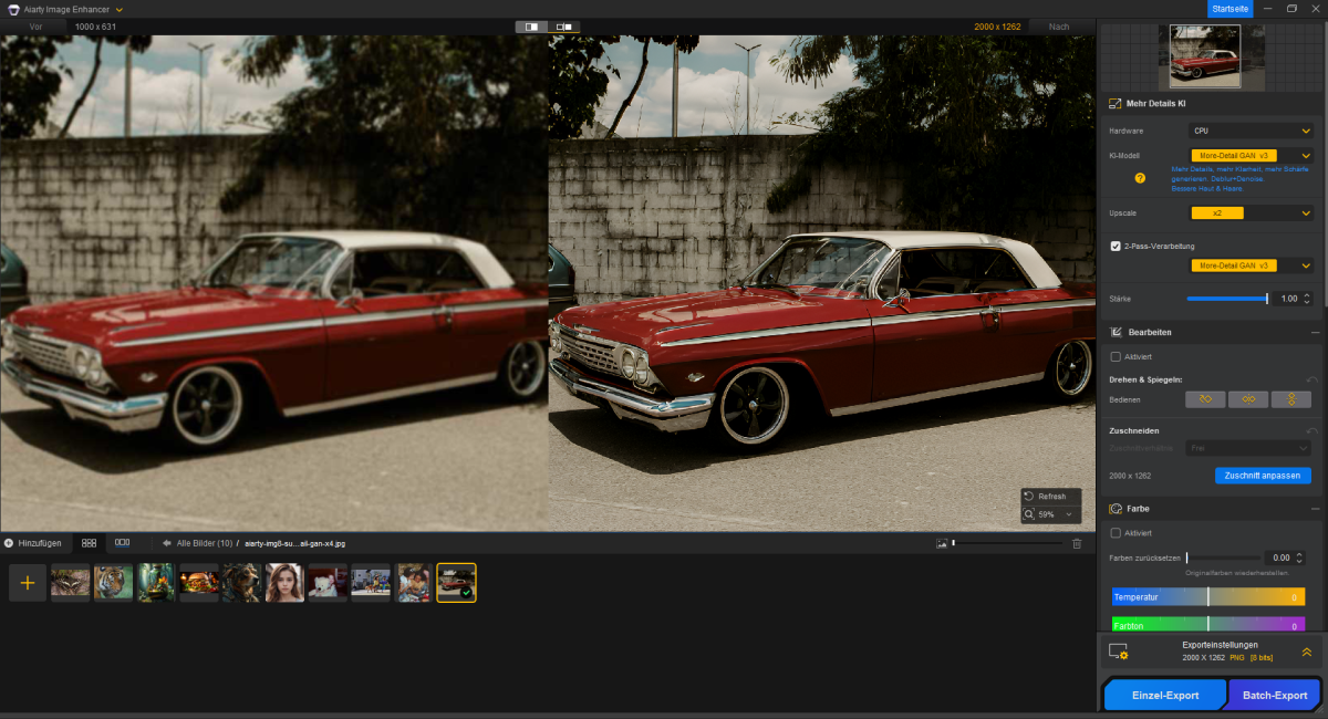 Aiarty Image Enhancer für macOS: Unscharfe Bilder korrigieren und bis 16K hochskalieren – ohne Abo