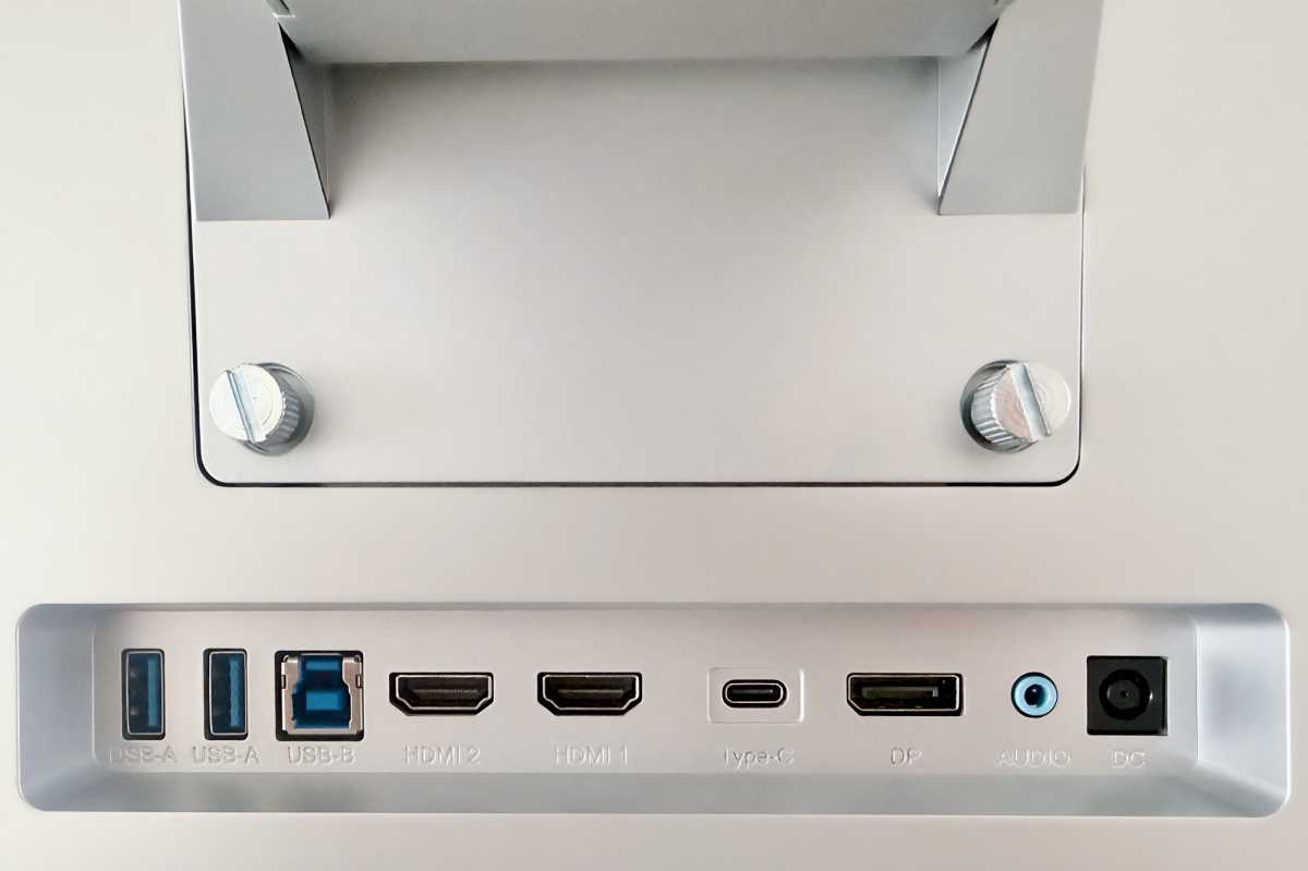 Alogic Clarity 6K Touch 32 inch Monitor rear ports