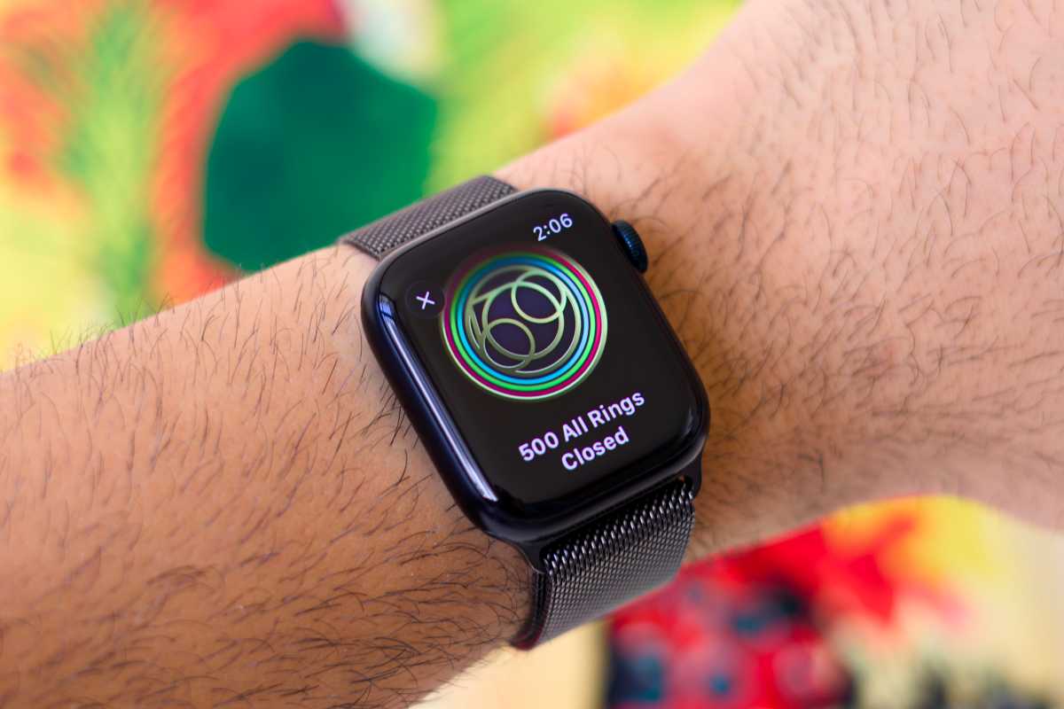 Apple Watch rings closed 500 times