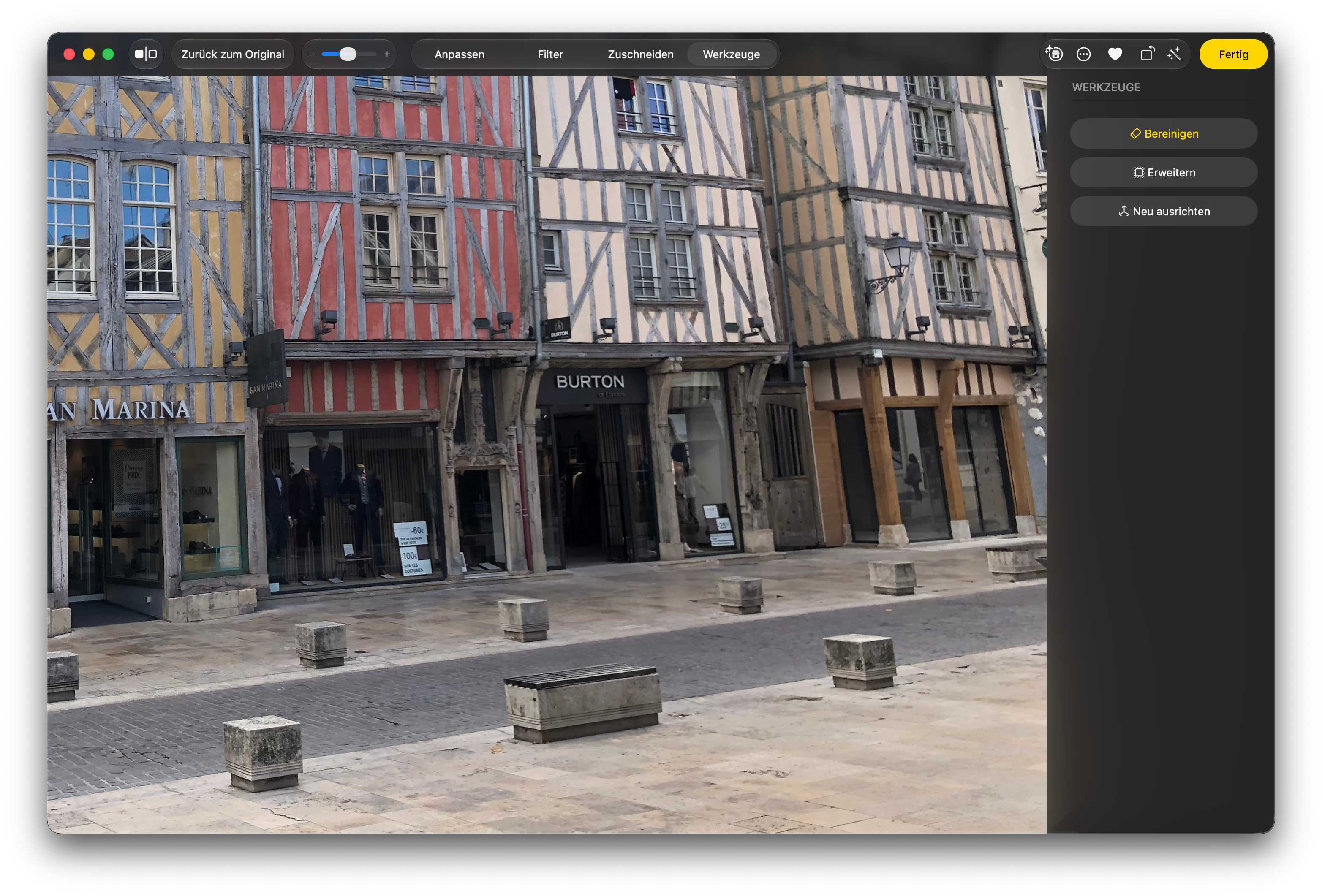 macOS 27 Fotos Bereinigen hohe Qualität