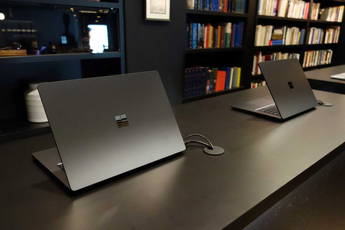 Two Surface Laptop Ultras side by side on a desk