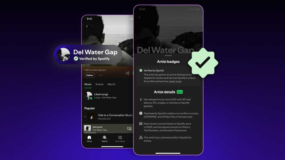 Spotify artist badge