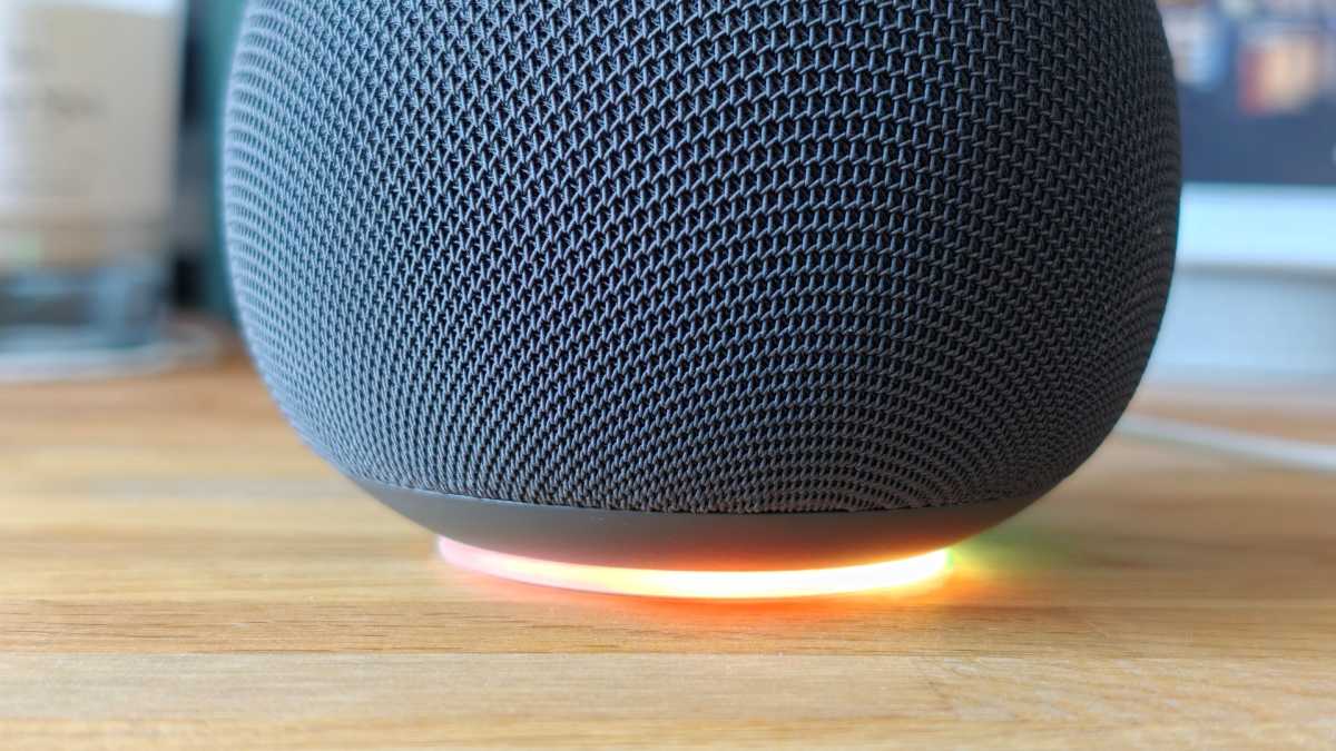 Google Home Speaker ring light
