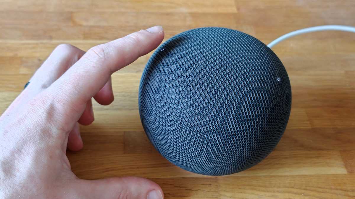 Google Home Speaker volume buttons and lights