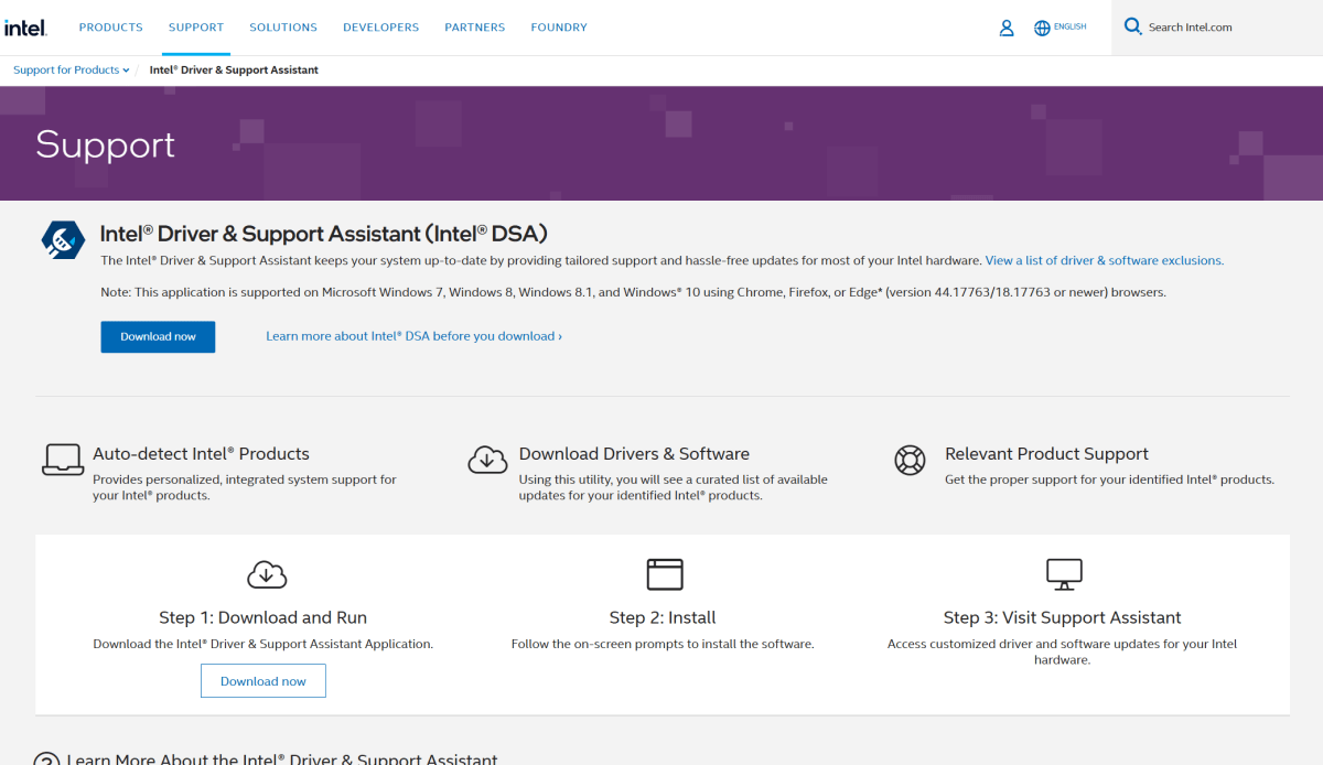 Intel Driver and Support Assistant - June 2026