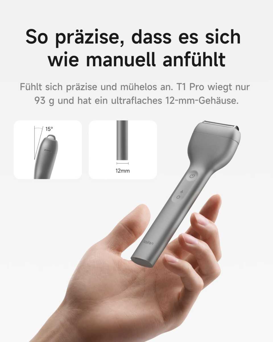 Das Apple unter den Rasierern? Laifen T1 Pro für 112 Euro