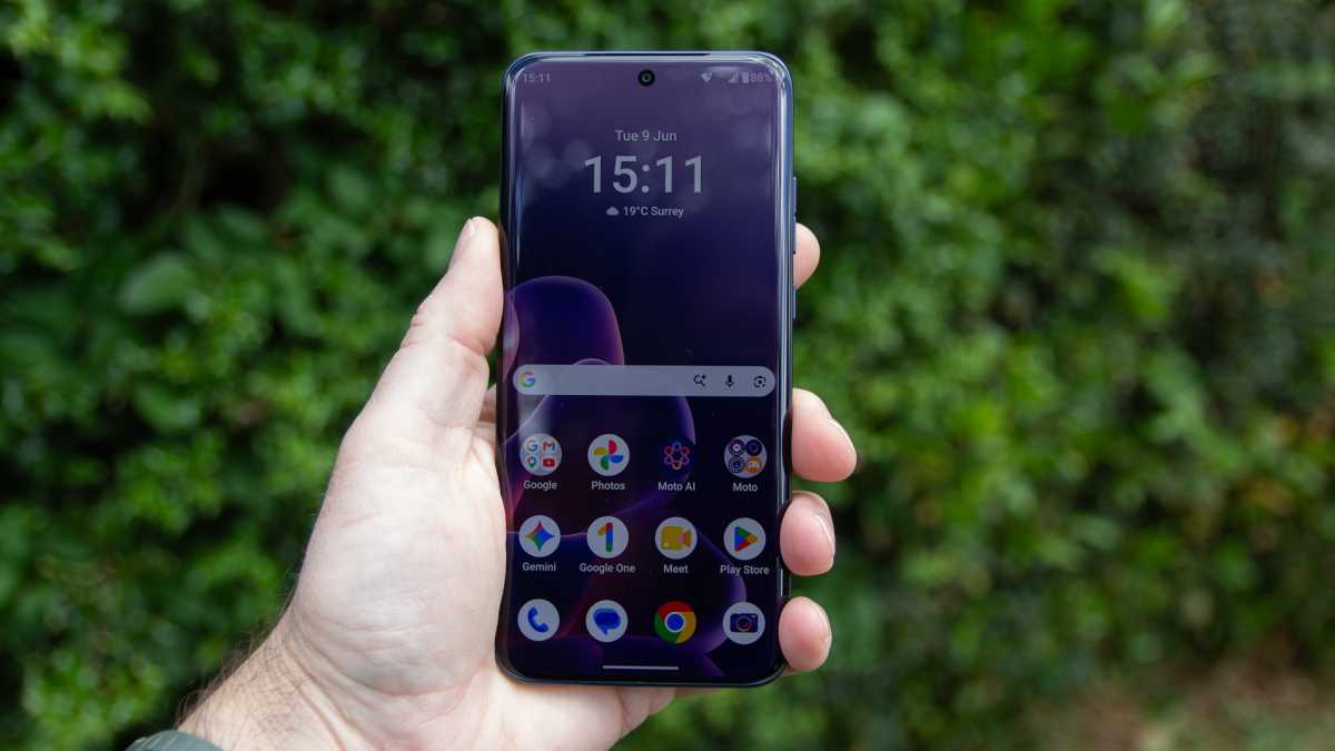 Moto Edge 70 Fusion home screen