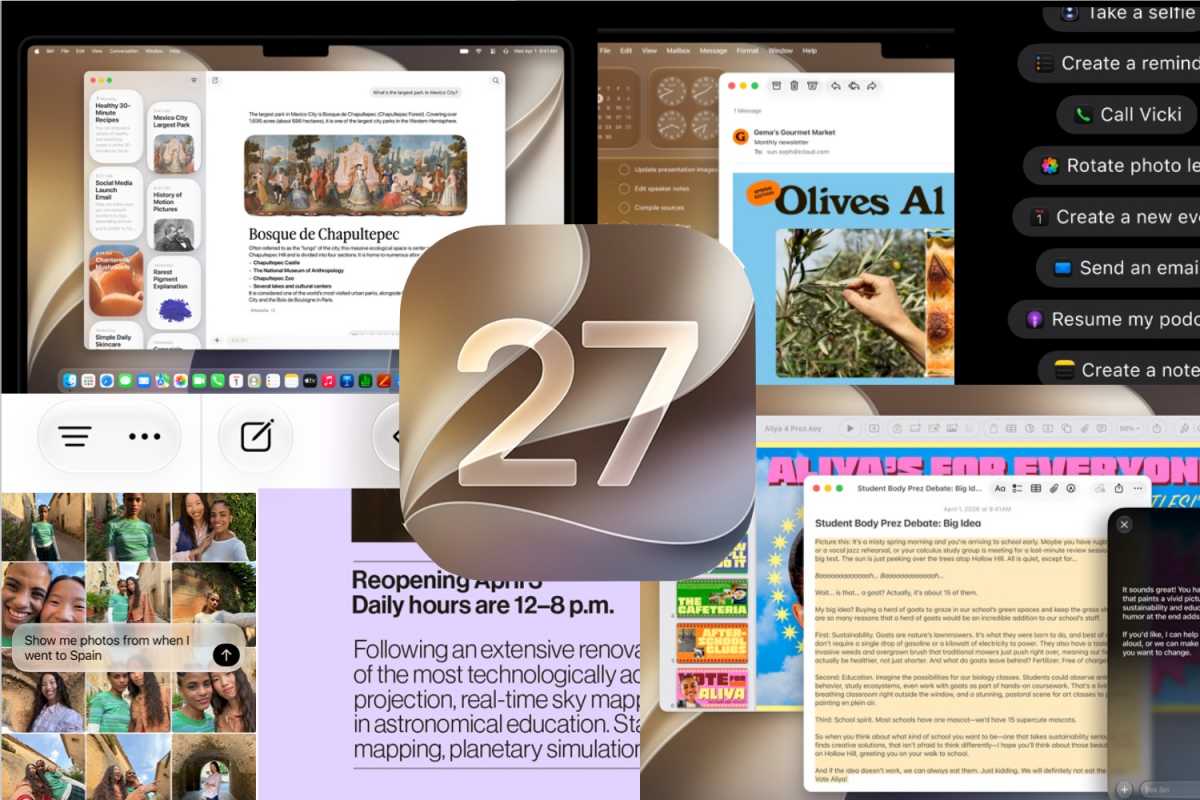 macOS 27 feature sheet