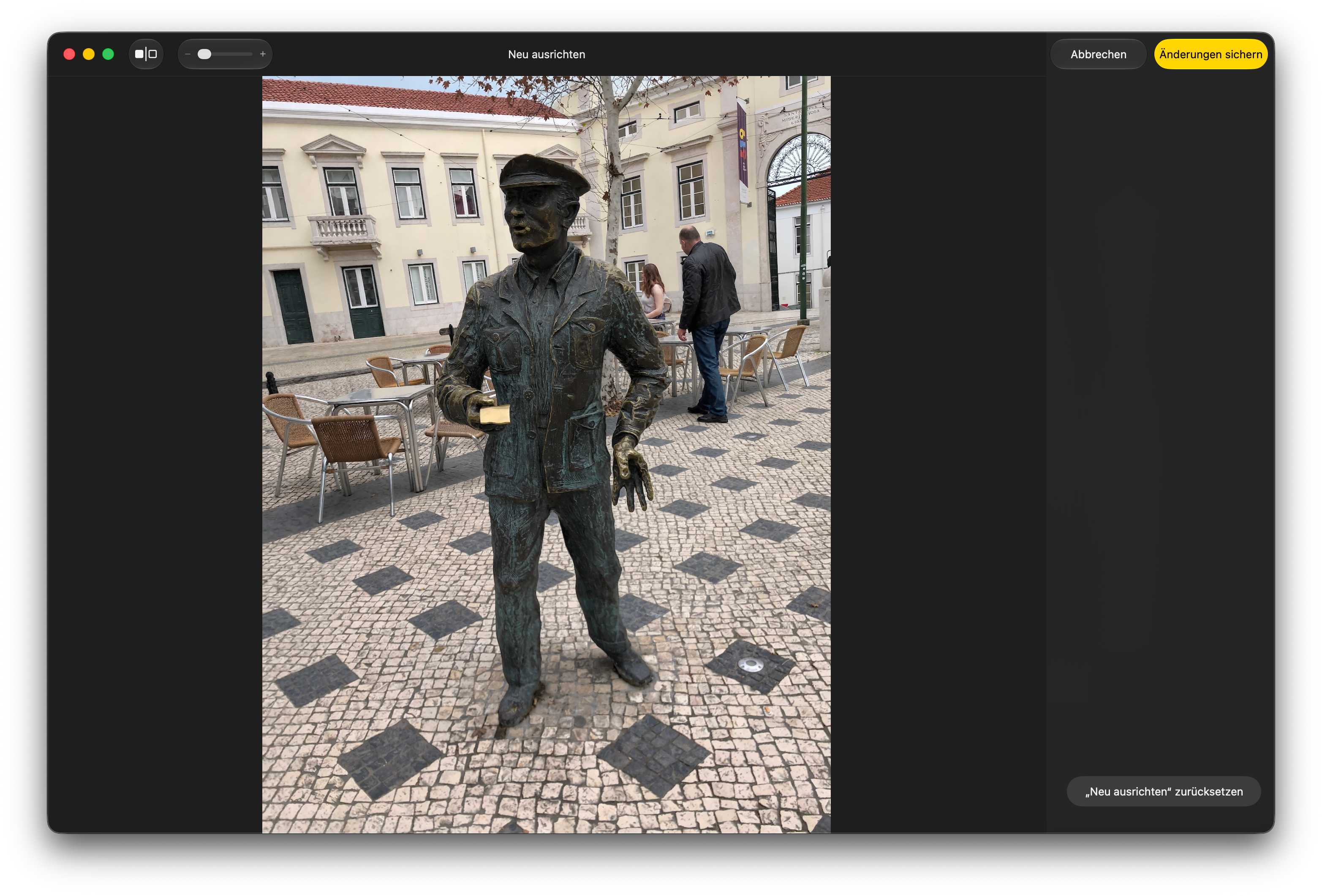 macOS 27 Fotos neu ausrichten
