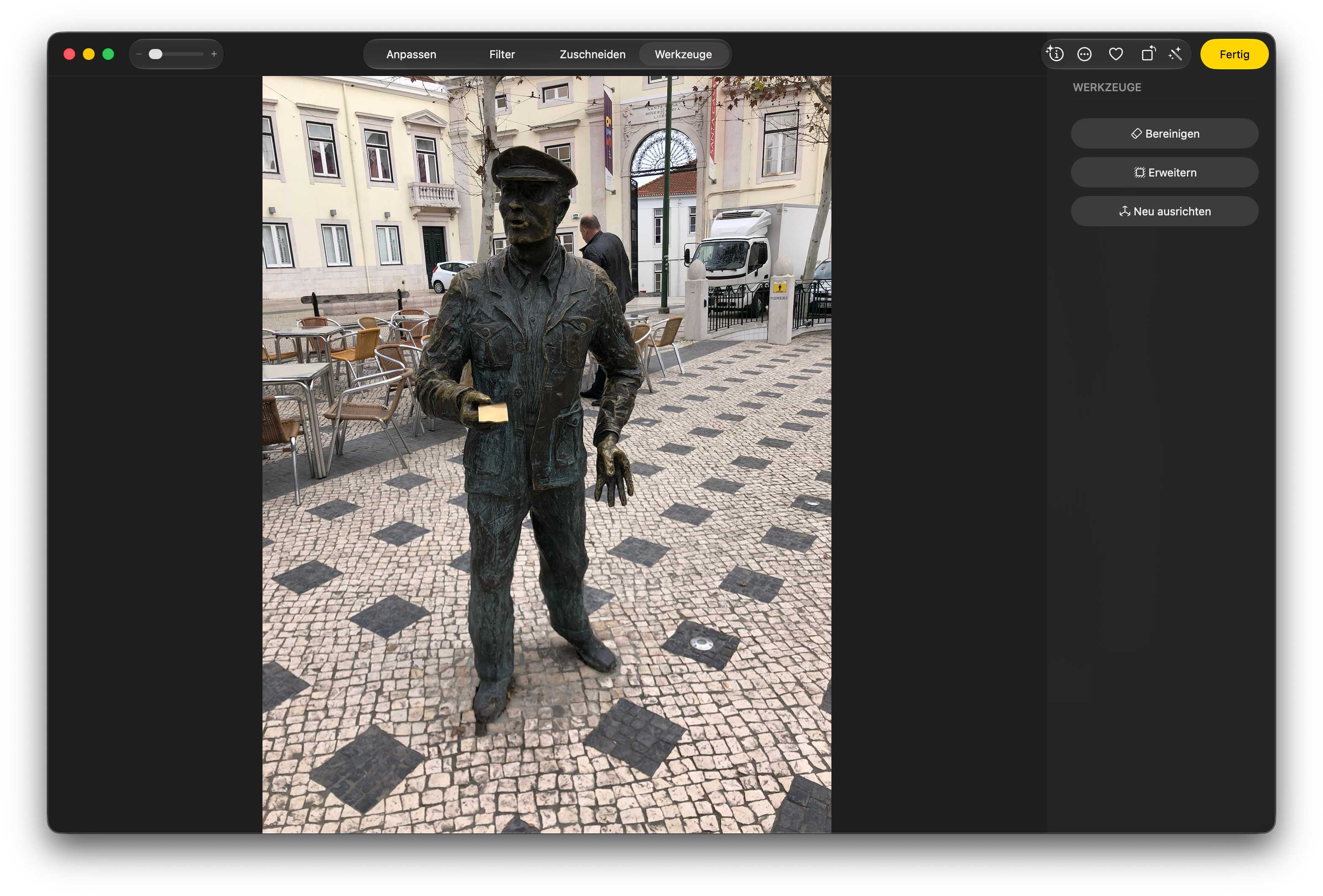 macOS 27 Fotos Neu aurichten