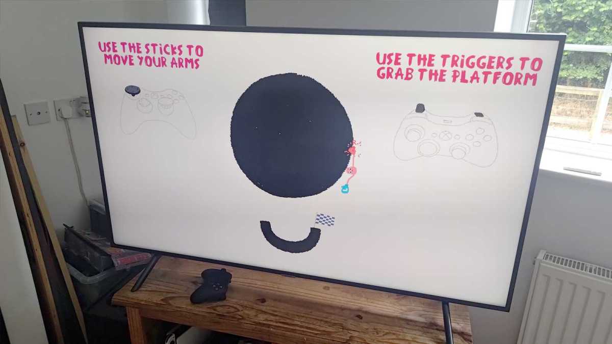 Playing Heave Ho on my DIY Steam Machine