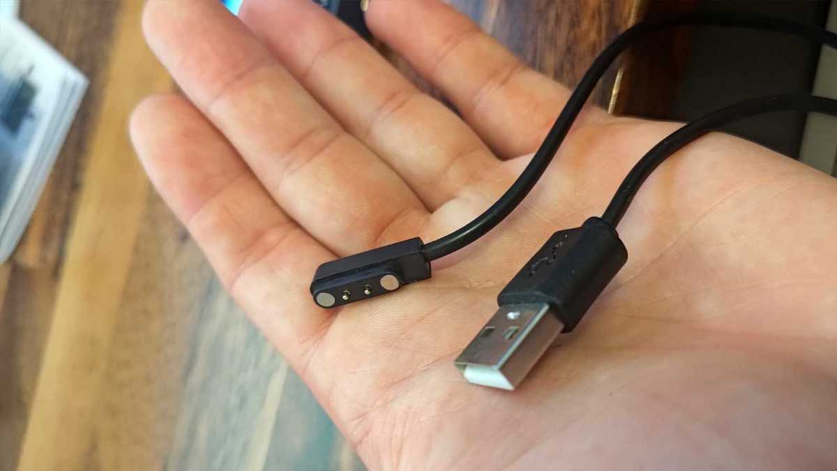 Random black USB-C cable with magnetic connection