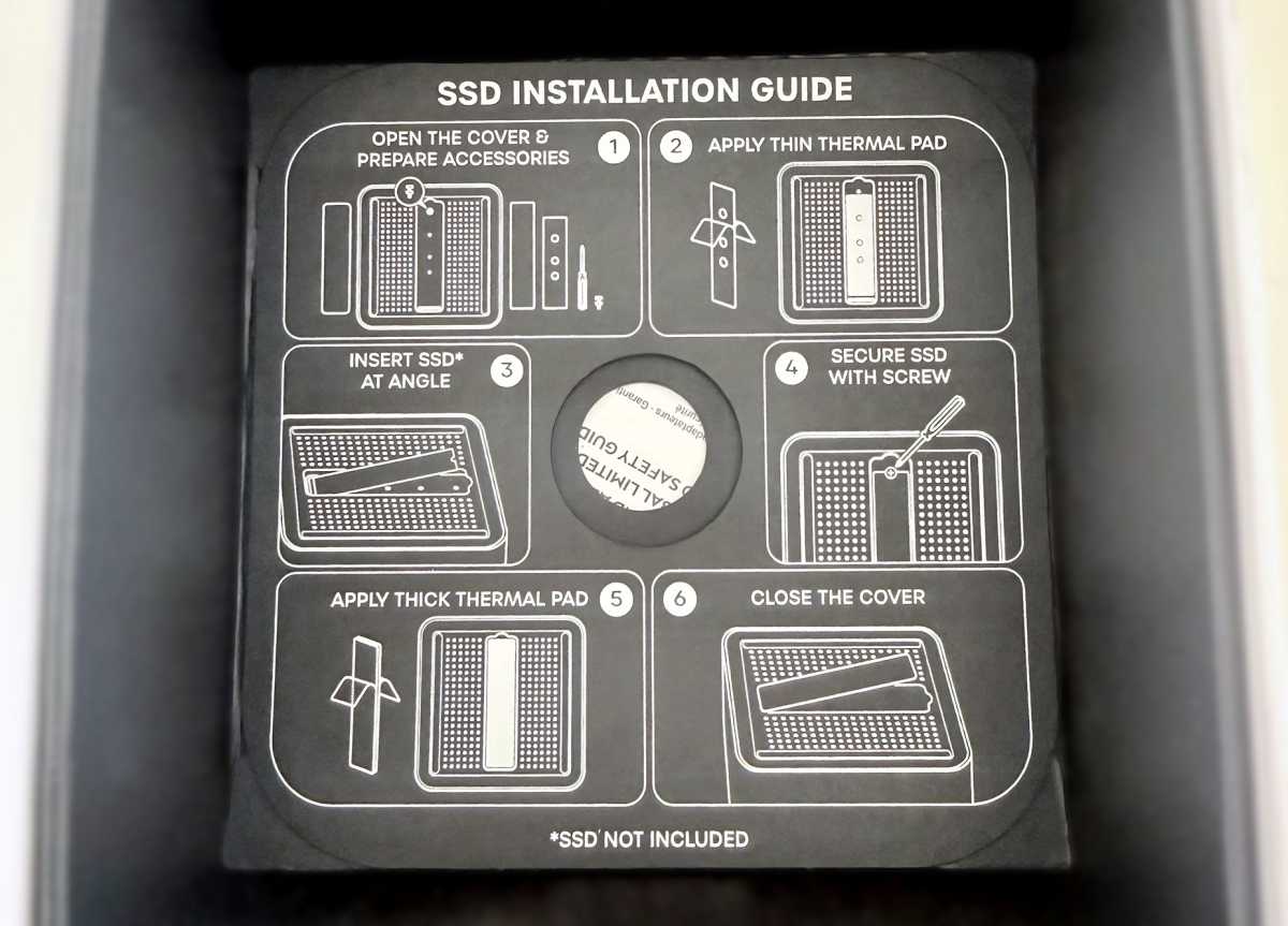 Satechi Thunderbolt 5 CubeDock SSD instructions