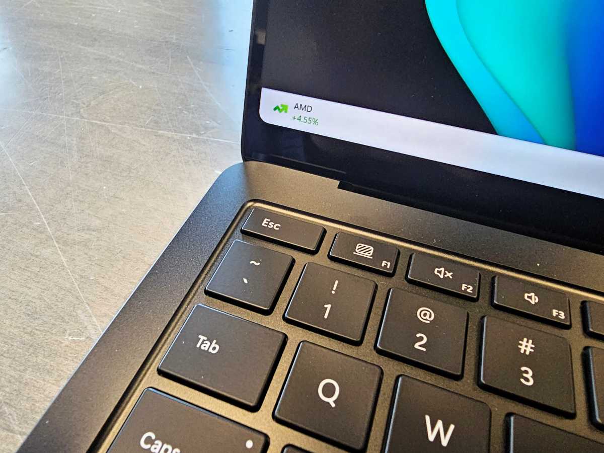 Surface Laptop 8 for Business privacy screen button