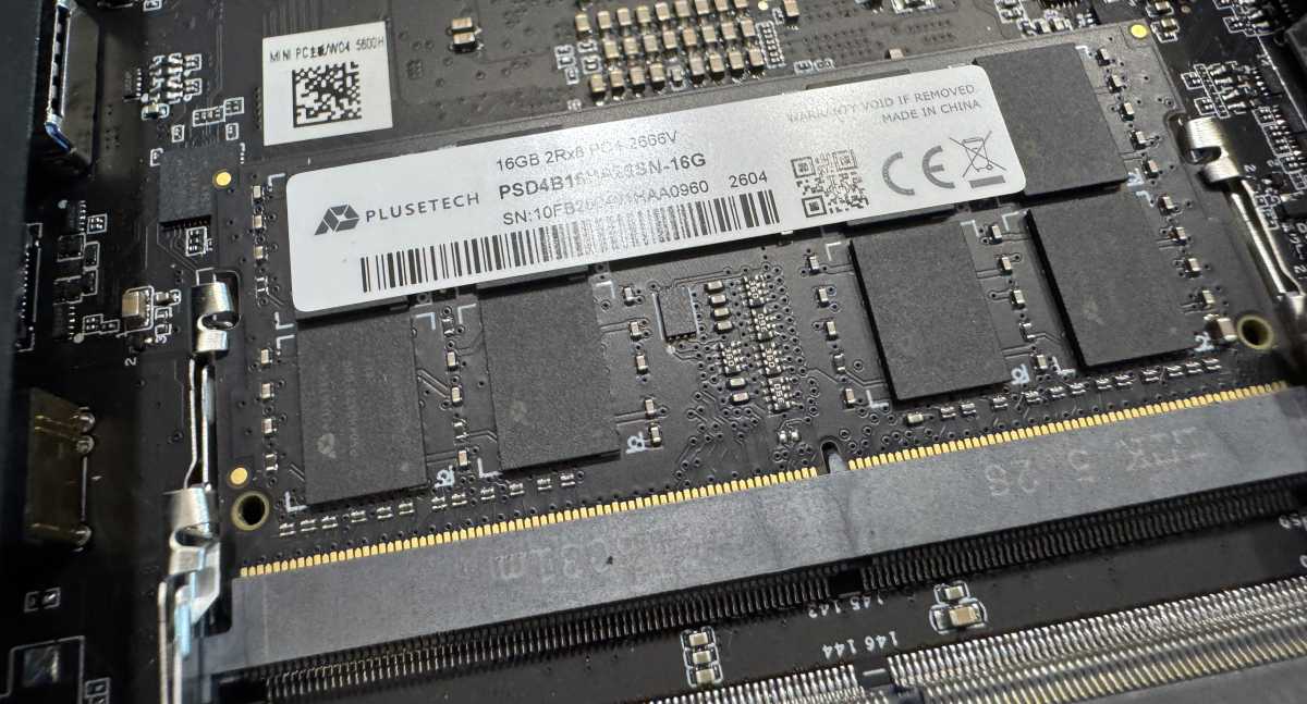 Test Peladn WO4 5600H ram
