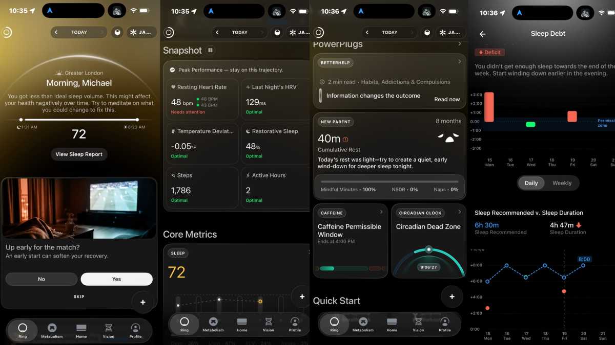 Ultrahuman Ring Pro app