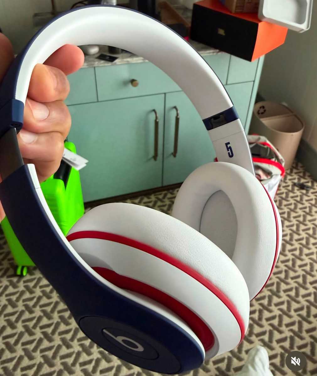 Unreleased Beats headphones on Antonee Robinson Instagram
