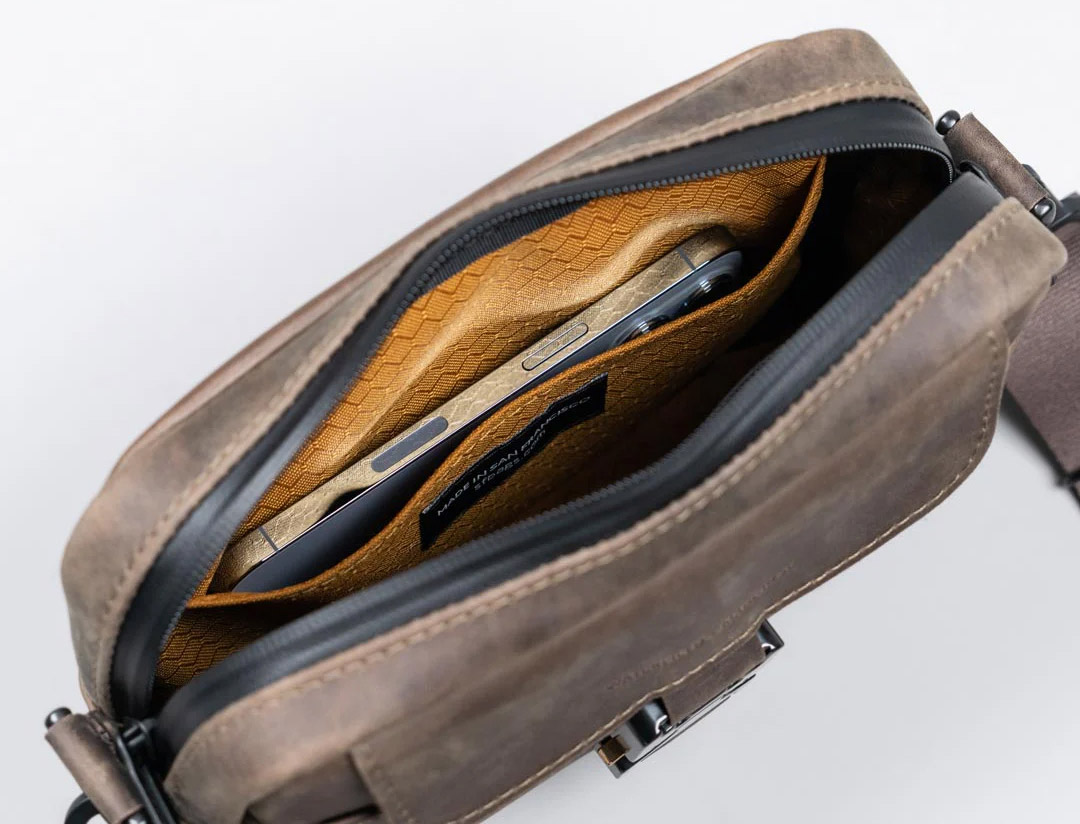 Waterfield Leather Grammercy Sling and Hudson Crossbody