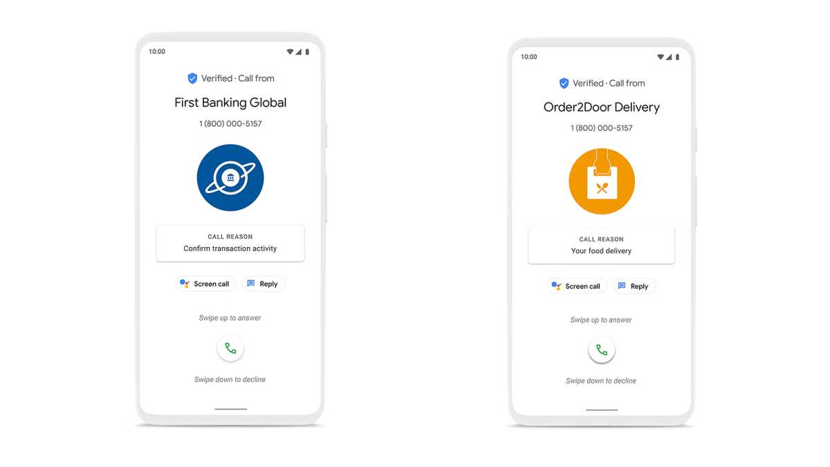Android call verification