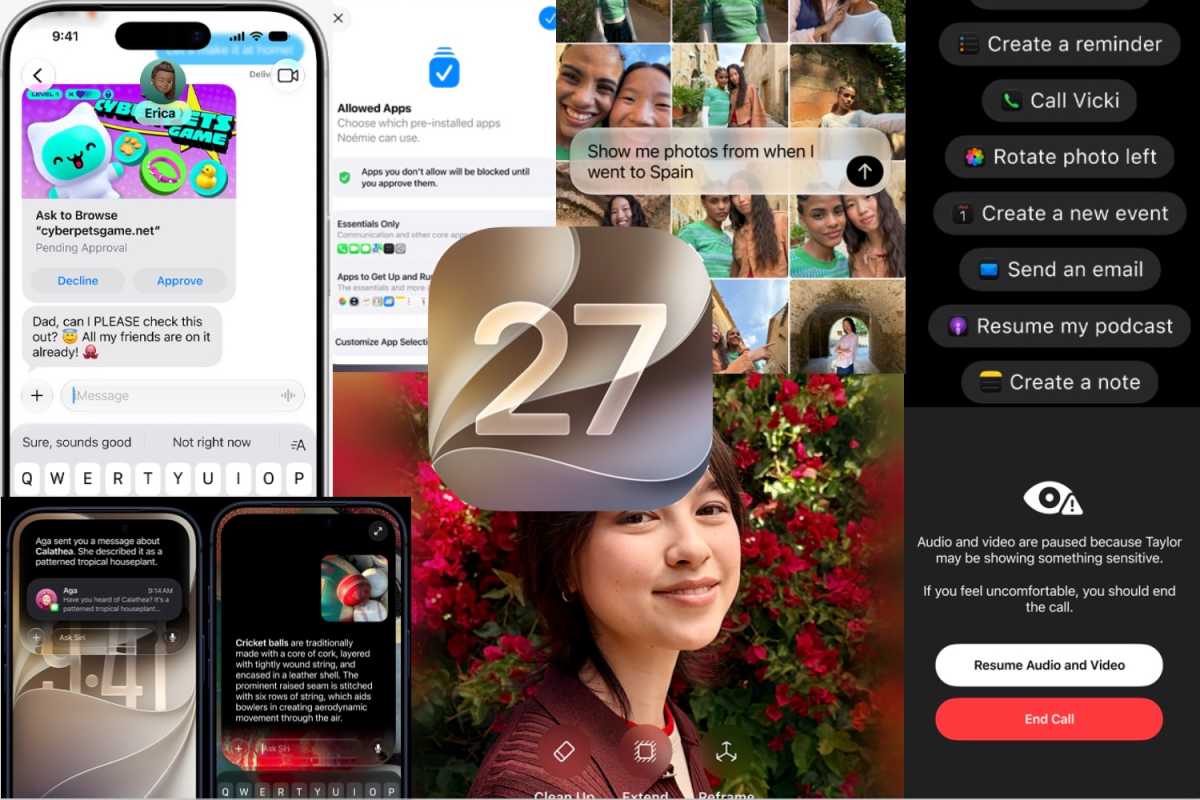 iOS 27 new features sheet