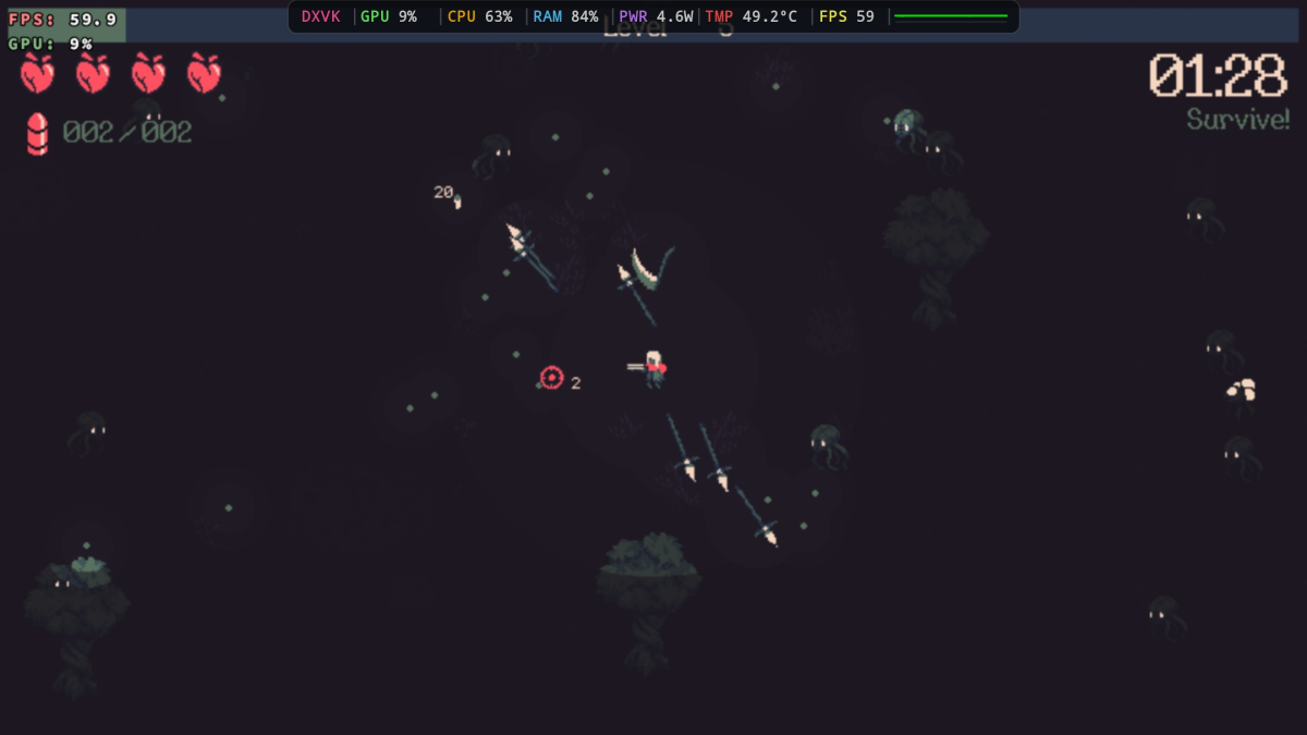 20 minutes till dawn running on GameHub