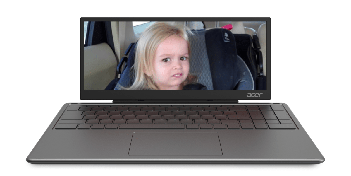 Motorola USB screen with keyboard, and