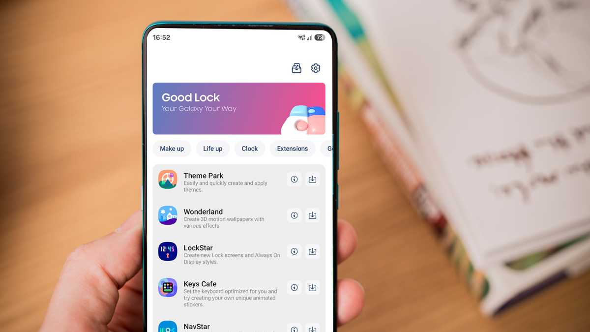 Samsung Good Lock app
