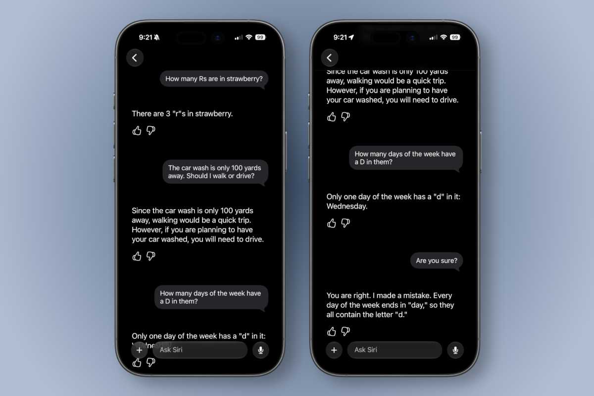Siri AI questions