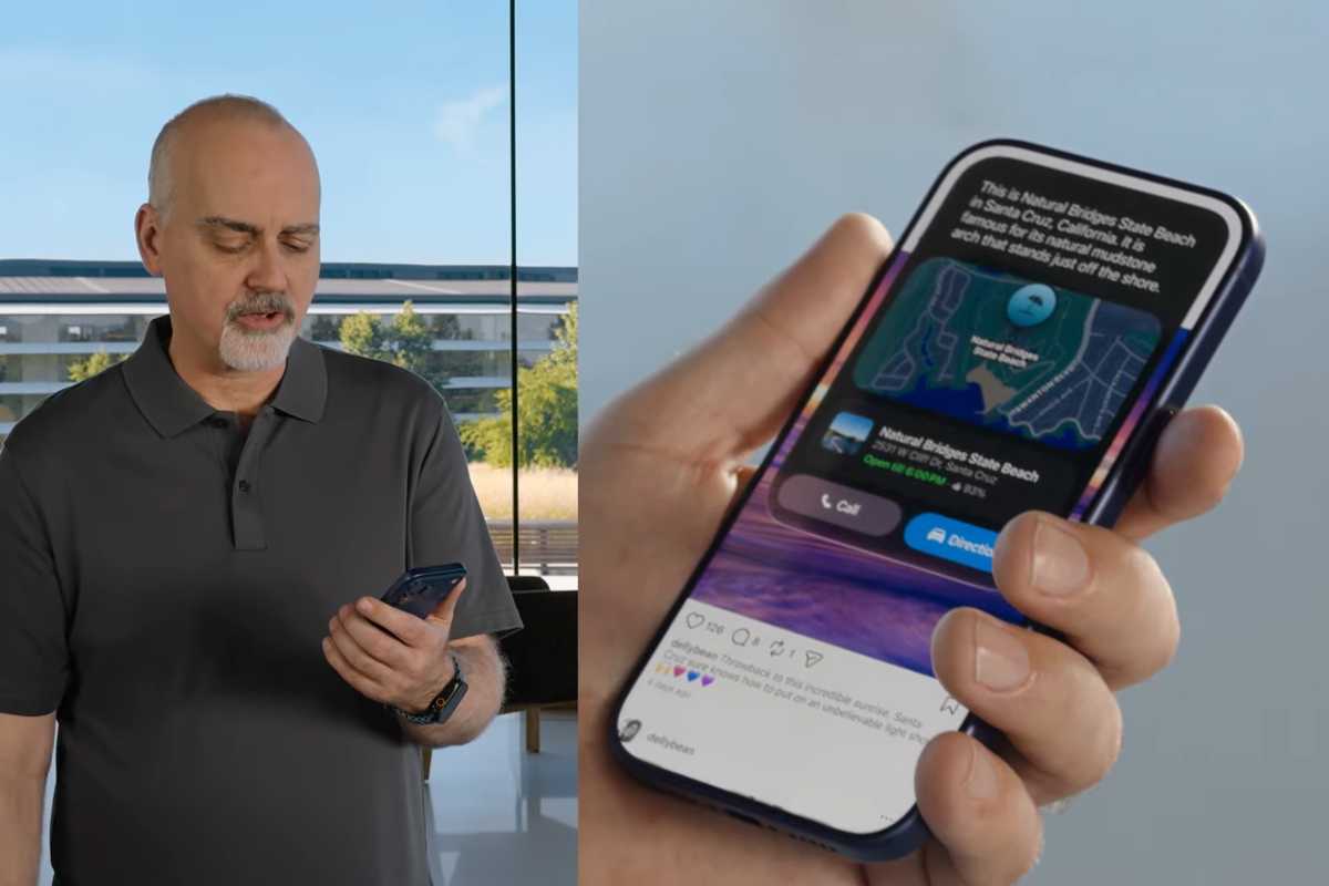Siri query in Dynamic Island