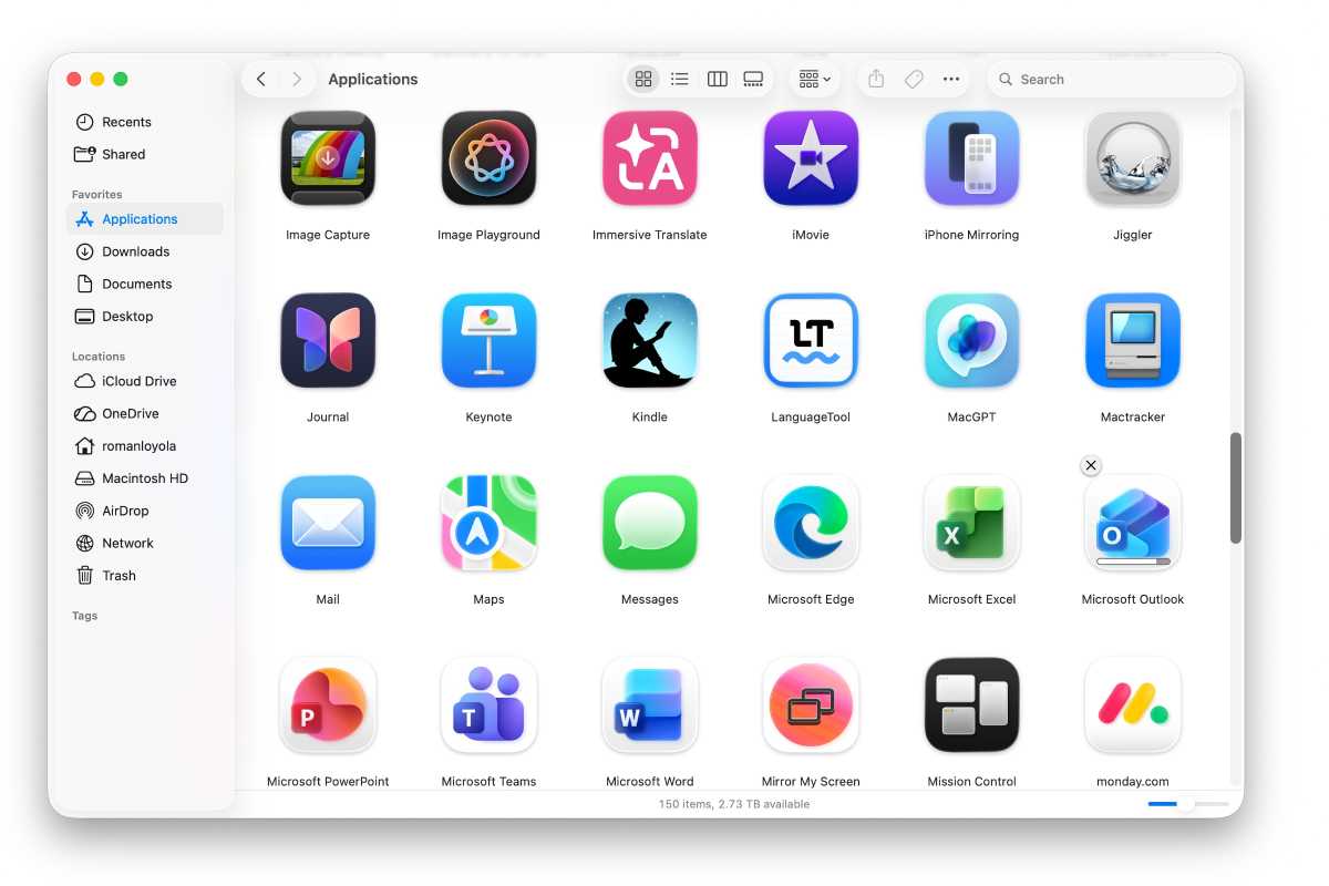 Tahoe Applications folder