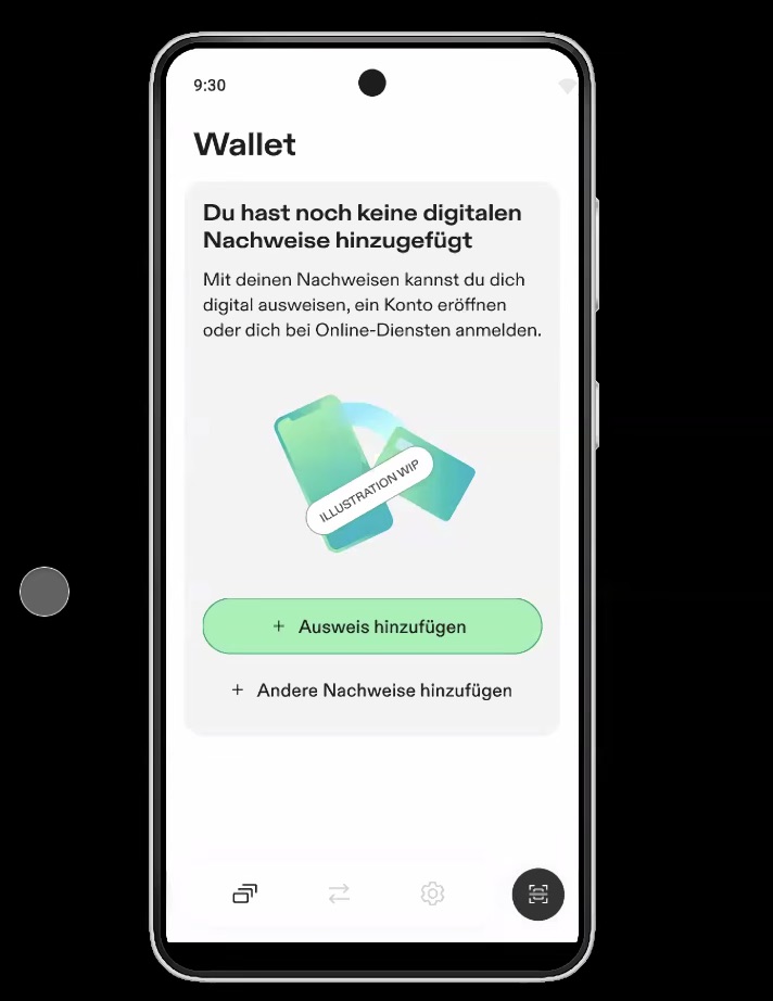 EUDI-Wallet: Der erste Blick auf die App