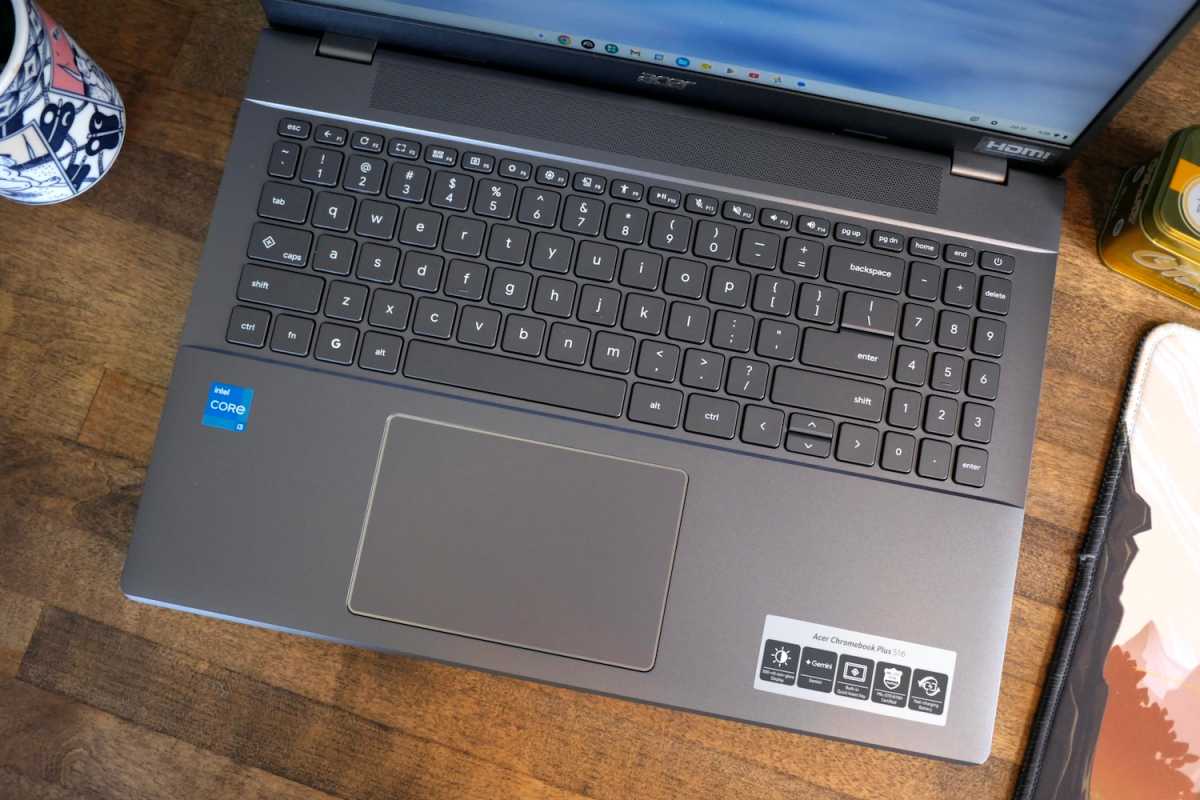 Acer Chromebook Plus 516 keyboard