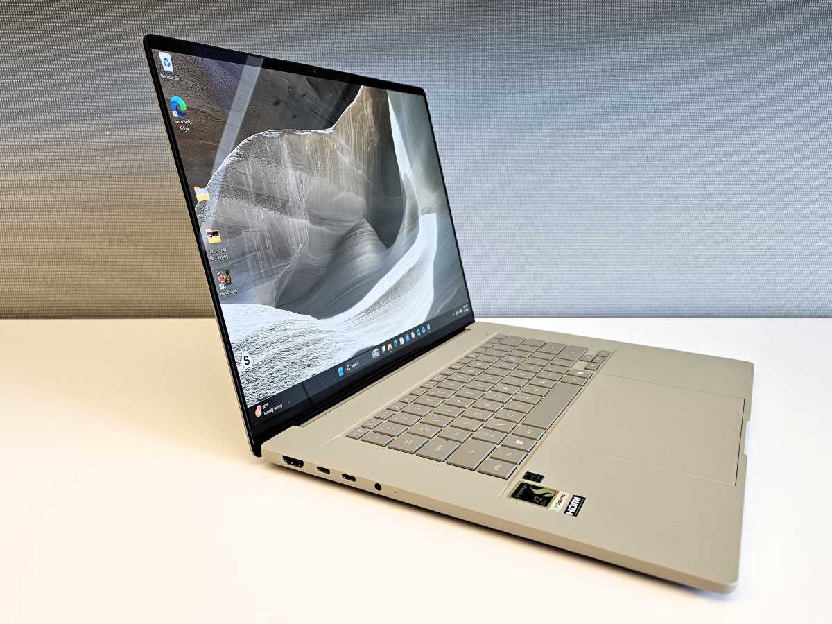 Asus ZenBook A16 UX3607O angle