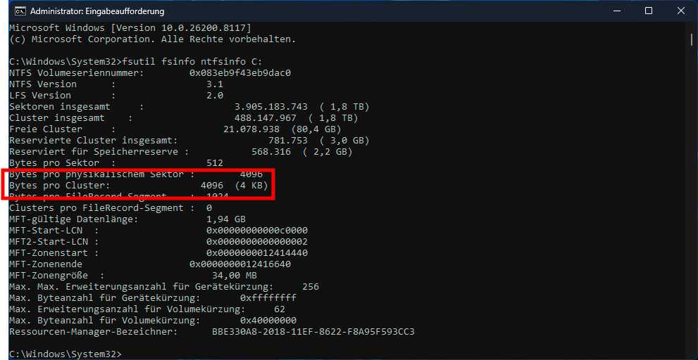 Systempartition