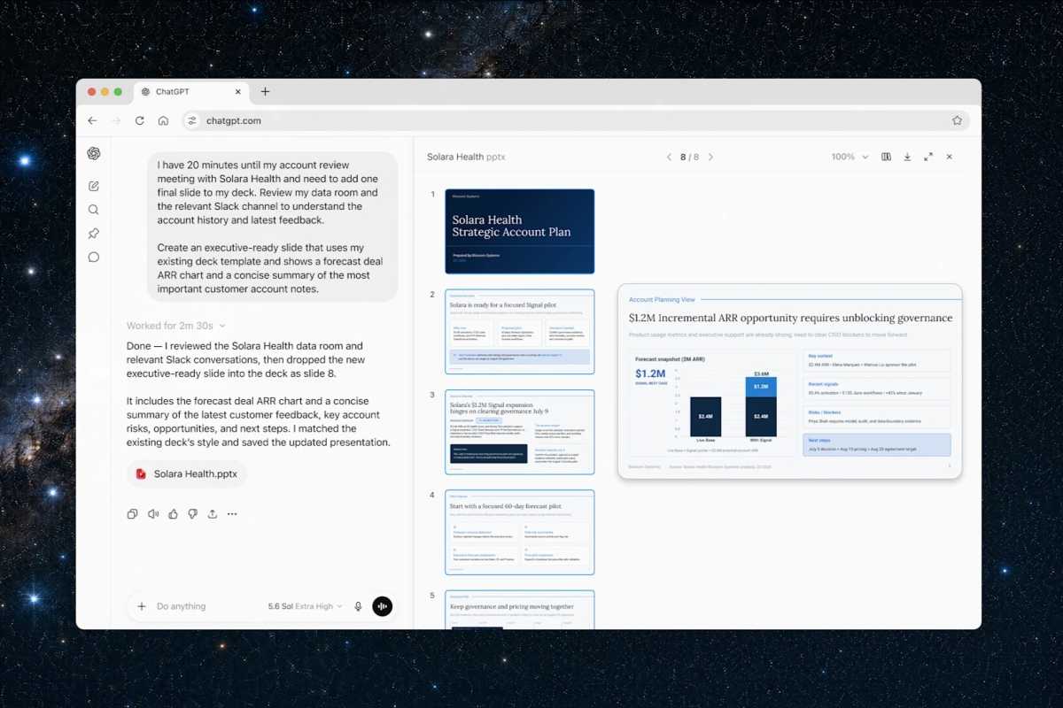 ChatGPT on the web