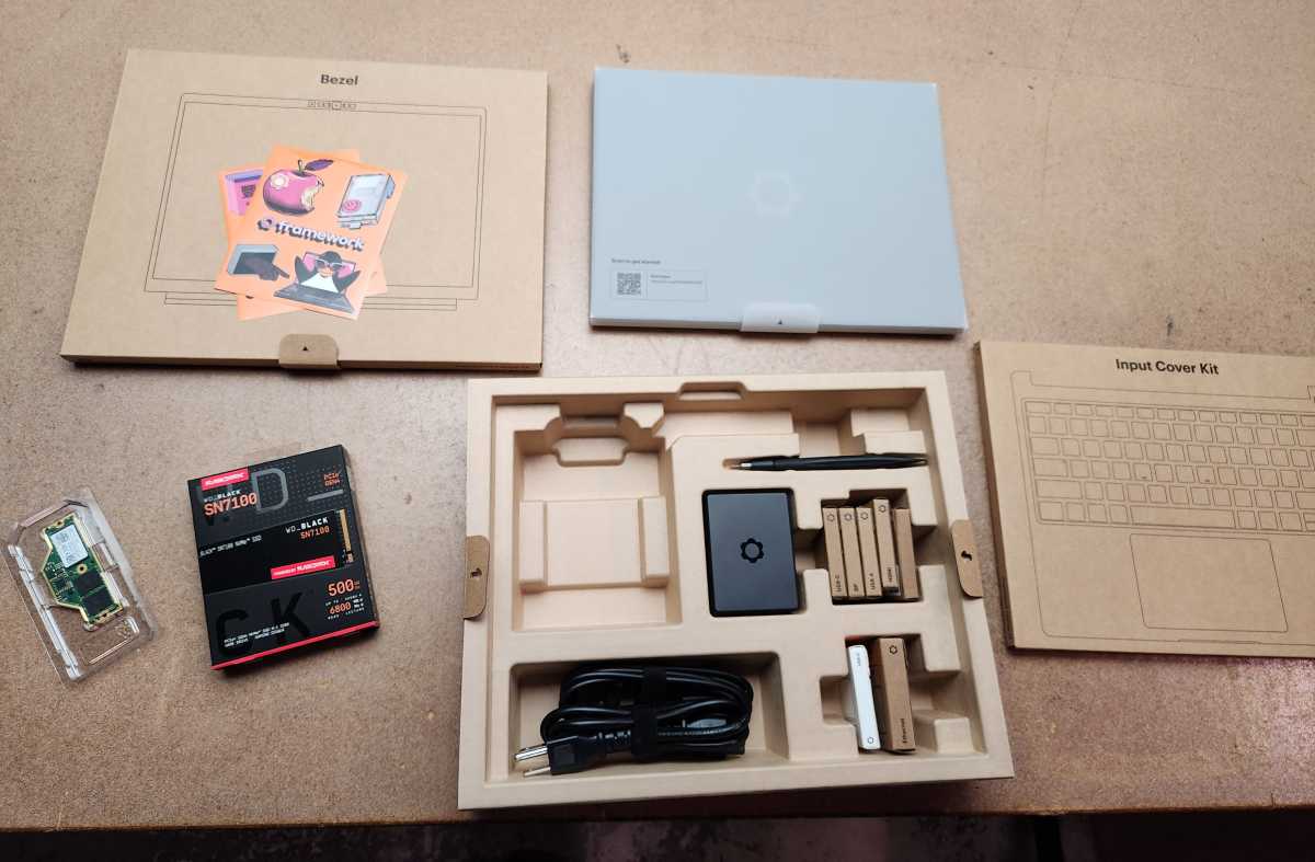 Framework Laptop 13 Pro build parts