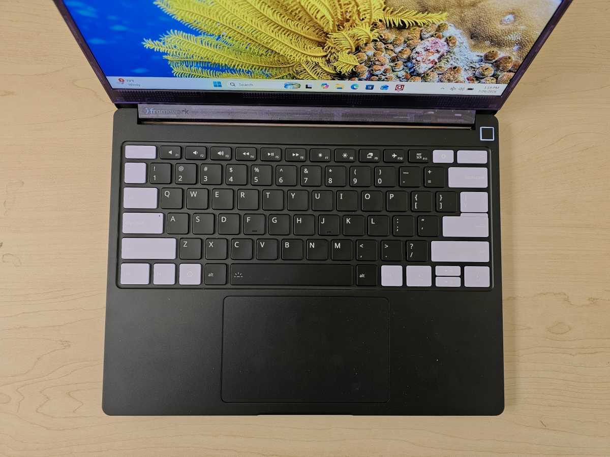 Framework Laptop 13 Pro DIY Edition keyboard