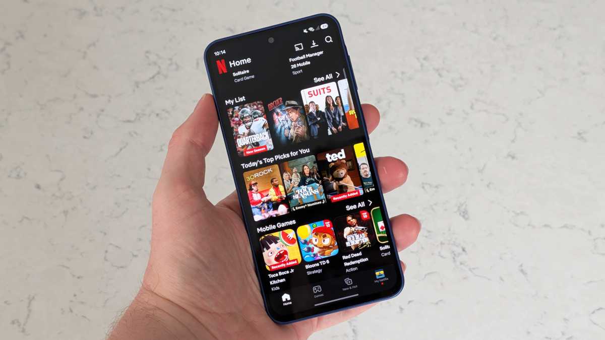 Netflix on the Samsung Galaxy A27