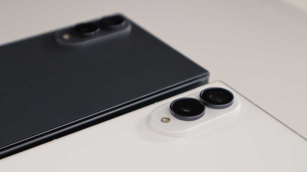 Samsung Galaxy Z Fold 8 in black and white