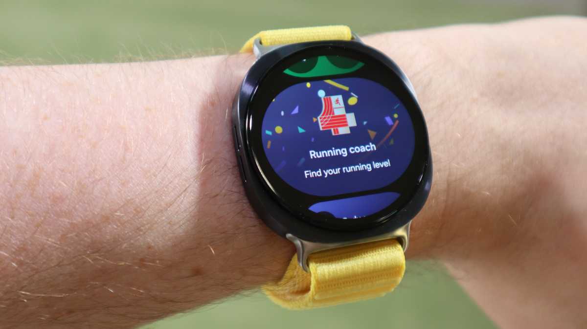 Running coach on the Samsung Galaxy Watch 9