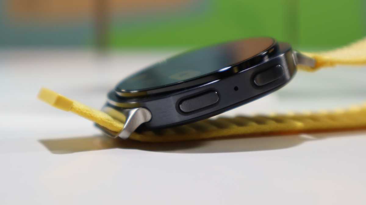 The side profile of the Samsung Galaxy Watch 9