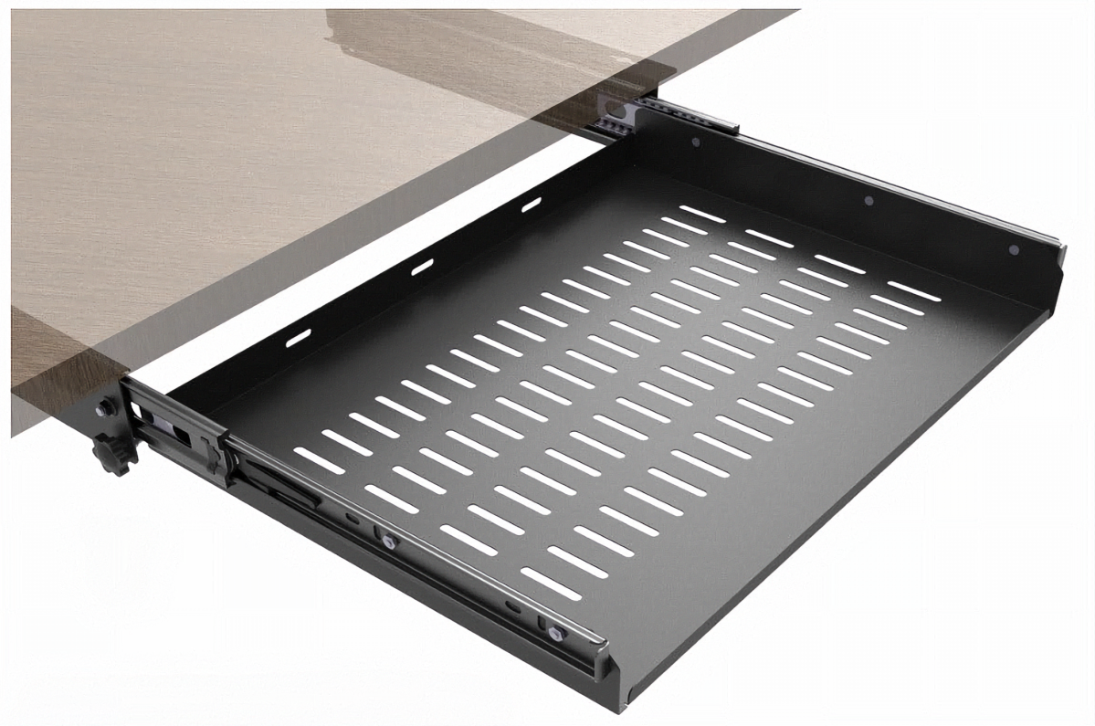 Under desk laptop drawer