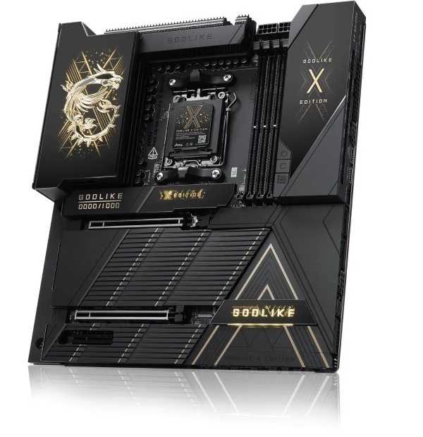 Das Mainboard der Höllenmaschine HMX 6: MSI MEG X870E GODLIKE X EDITION