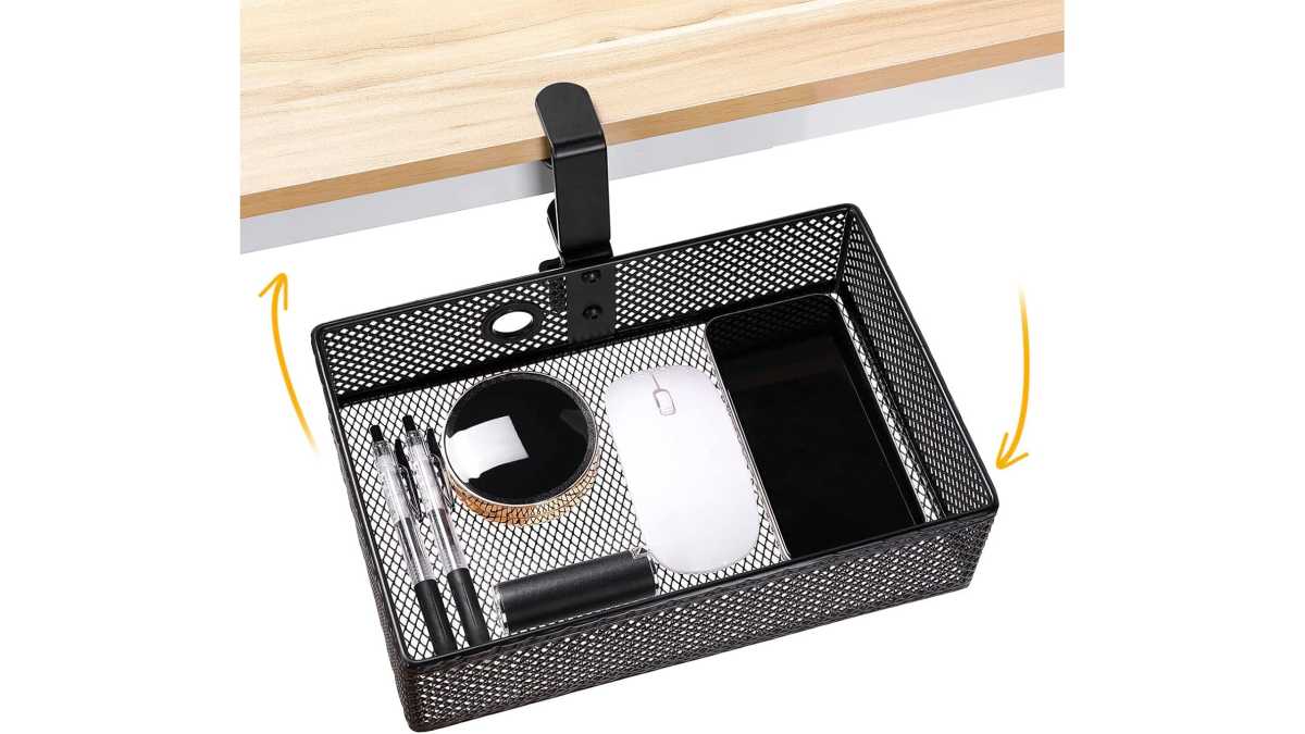 Mesh desk drawer