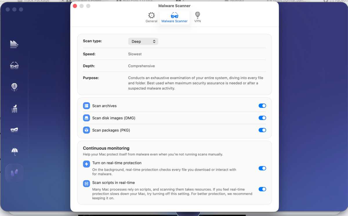 Moonlock Customizing Moonlock s Malware Scanner utility