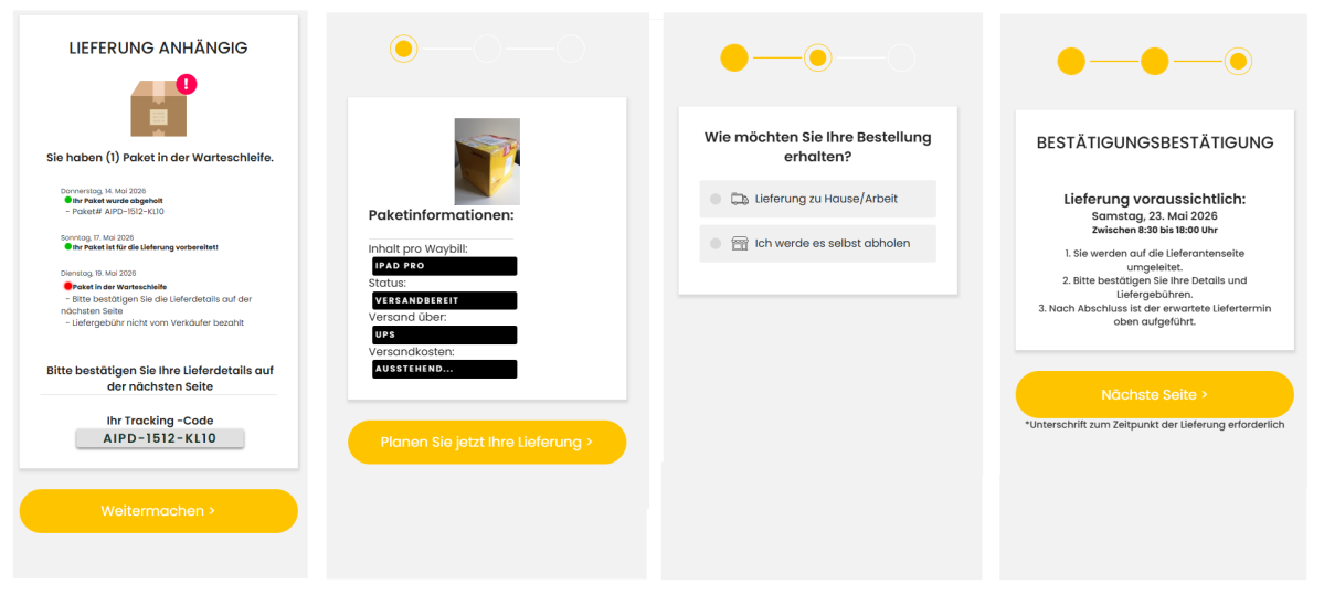 Phishing Fallen Paket Phishing