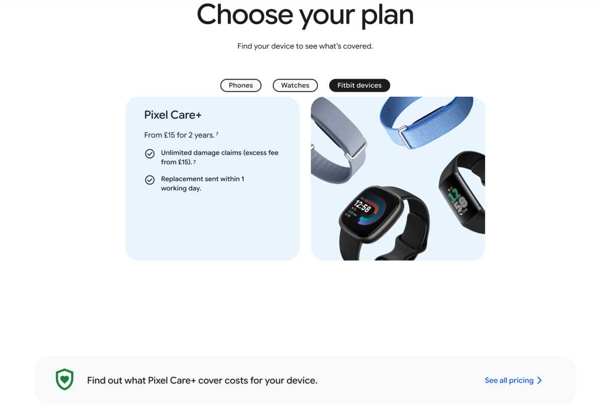 Pixel Care Plus UK Pricing 3
